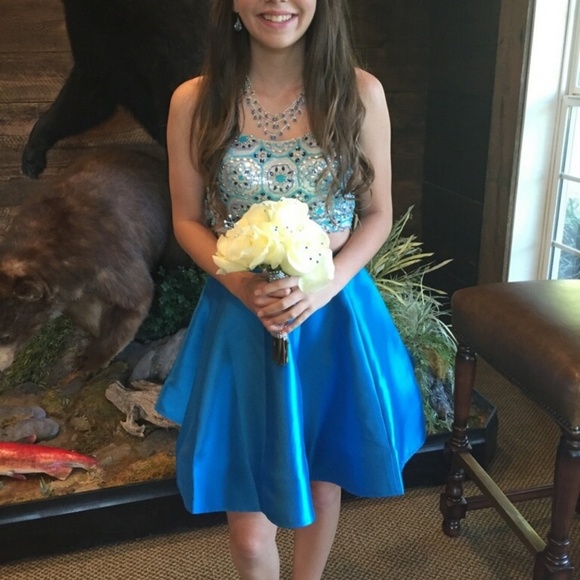 Rachel Allan 2 piece Homecoming dress - Picture 2 of 4